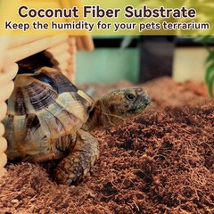 Legigo 4 Pack Coconut Fiber Substrate, Natural Coco Coir Bedding for 4