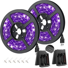 YGS-Tech 16.4FT UV Black Light LED Strip, 3528 2.5M, Lights Strip