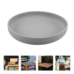 Stable Silicone Plate Elderly Feeding Plate Leakproof Food Eating
