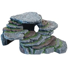 Reptile Hide & Cave Hideout Rainforest Series – Reptile Ledge Hide, Basking R…