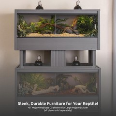 New Age Pet ECOFLEX Large Grey Mojave Stacker Reptile Habitat