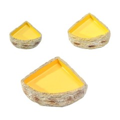 Reptile Water Dish Tank Decor Food Dish for Leopard Gecko Amphibian Tortoise