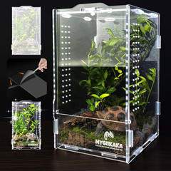Acrylic Jumping Spider Habitat Insect Terrarium Bug Frog Mantis Enclosure