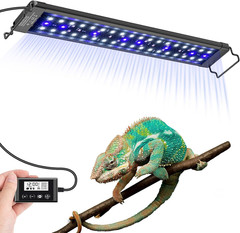 18-Inch LED UVA UVB Light for Reptiles with Controller, Full Spectrum UVA & UVB