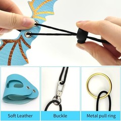Stylish Blue Harness for Bearded Dragons – 3 Sizes for Safe Outdoor Walks