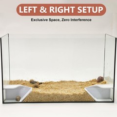 White Hermit Crab Underground Hideout Cave Corner 3in1 Habitat Shelter