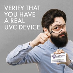 ® UVC Light Test Card with UVC Light Wavelength Indicator and Photochromic UV…