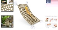 Adjustable Bearded Dragon Hammock 16” x 8” – Perfect for Climbing Reptiles