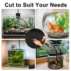 2 Pcs Aquarium Leveling Mat, 24×12 Inches Aquarium Mat for Under Tank, SBR Ne…