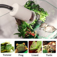 Reptile Lamp Fixture Holder Clamp Tortoise Lizard Basking Heating Light Bulbs