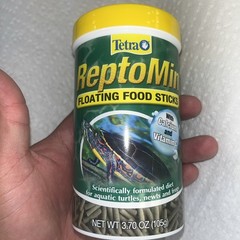 Reptomin Floating Food Sticks, Food for Aquatic Turtles, Newts and Frogs, 3.70oz