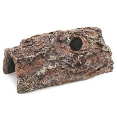 Reptile Tree Hollow Log 8.27×4.72×2.76in for Snake Gecko – Terrarium Habitat
