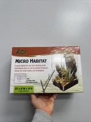 Zilla Micro Habitat Arboreal with Locking Latch, Small 5x4x8