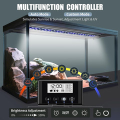 18-Inch LED UVA UVB Light for Reptiles with Controller, Full Spectrum UVA & UVB