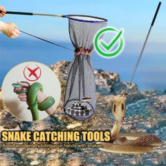 Extendable Rattlesnake Snake Grabber Handling Tool Telescopic Pole Stick Catcher