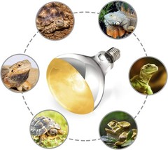 125W Self-Ballasted UVA UVB Sun Lamp for Reptiles – Ensures Healthy Habitat