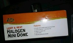 Zilla Mini Halogen Dome Light and Heat Fixture
