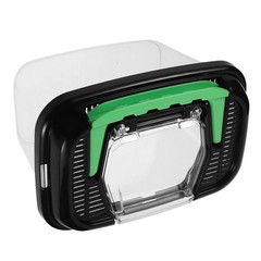 Outdoor Pet Breeding Box Plastic Fish Bowl with Lid Portable Reptile Cage