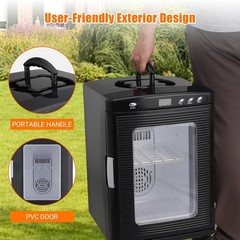 25L Black Reptile Egg Incubator 10-60°C Scientific Hatcher Led Display Use US