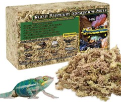 14OZ Premium Sphagnum Moss for Reptiles, 20QT Natural Dried Forest Moss Bedding