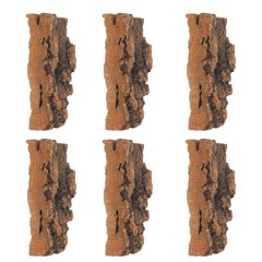 6pcs Reptile Substrate Natural Cork Bark Terrarium Background – Turtle Tank