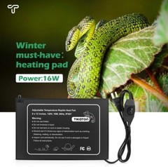 Tikaton Reptile Heat Pad Energy-Efficient Under Tank Heater Terrarium Heat Mat