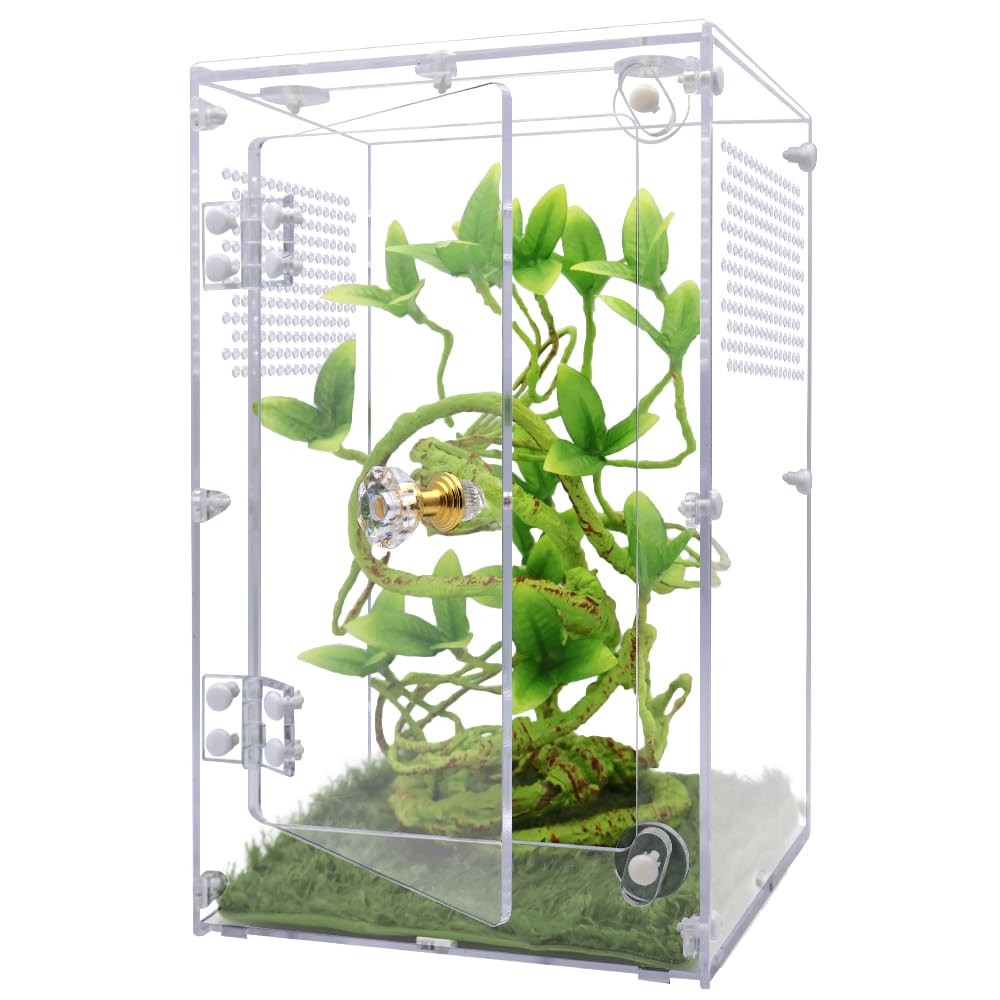 Large Jumping Spider Enclosure, Tarantula Enclosure with Front Opening Door, …