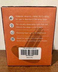 High Thermal Efficiency 100WCeramic Bulb for Indoors, Long Life 10,000 Hours