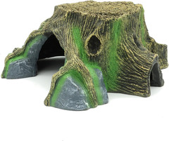 Resin Large Turtle Tank Accessories Reptile Hideouts Cave Habitat Decor for Geck