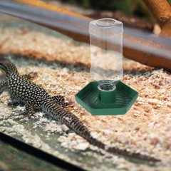 2Pcs Small Reusable Plastic Water Dishes for Lizards Snakes Indoor Use