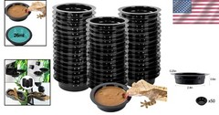 Acrylic Gecko Feeding Ledge – Magnetic Installation with 6 Feeding Cups