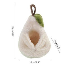 Sugar Glider Sleeping Pouch, Warm Plush Hamster Hammock Cage Hanging Small An…