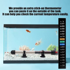 Aquarium Heater 25W 50W 100W 200W 300W Auto Submersible Heater Thermostat Fis…