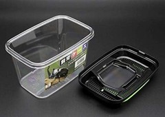 Durable Critter Cage with Handle – 7” Terrarium for Lizards & Fish, Japan Made