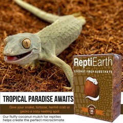 ReptiEarth Reptile Bedding Fluffy Coconut Fiber Substrate 36 Quart Organic Coco
