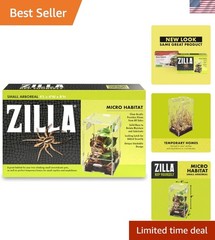 Zilla Micro Habitat Terrarium – Compact Arboreal Habitat with Locking Latch