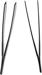 2Pcs 10.5″ Reptile Stainless Steel Long Tweezers Feeding Tongs, Lizards Snake Ge