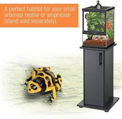 Zilla 11 Gallon Glass Tropical Vertical Habitat Starter Kit 12x12x18 for
