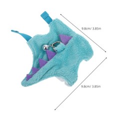 2Pcs Dino Plush Small Pet Harness and Leash Vest Comfortable Outdoor Use