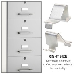 12 Pcs Husky Shelf Clip Cabinet Support Clips File Accessories