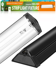 T5 UVA UVB Reptile Light Combo Kit(100V-250V Wide Voltage), Reptile Light Fixtur
