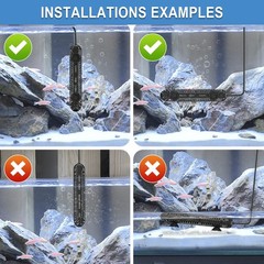 HiTauing Aquarium Heater, 300W Fish Tank Heater with LED Digital Display & 5 …