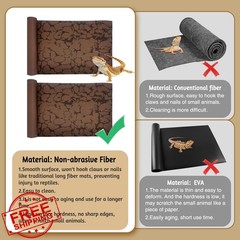 Tfwadmx L 19.7″x39.3″ Reptile Carpet Mat Liner