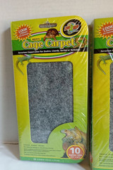 Zoo Med Reptile Cage Liner Carpet 10 Gallon Grey Terrarium 10 X 20 Liners Qty 4
