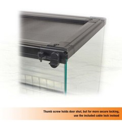 Zilla QuickBuild Terrarium 20in x 12in x 10in with Easy Clean Bedding Tray