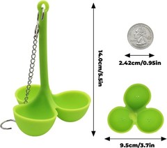 3-Pod Frog Habitat Hammock – Soft Silicone Resting Spots W/ Suction Cup & Chain