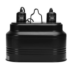 Aiicioo Dual Reptile Light Fixture – Bearded Lamp 160W, Black