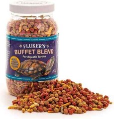 Fluker’s Buffet Blend: Nutritious Aquatic Turtle Food, 7.5oz