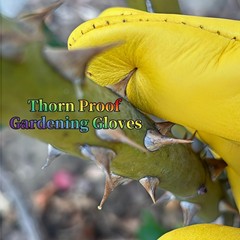 Gardening Gloves for Rose and Cactus Handling,Cow Leather Garden Gloves Thorn…