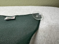 Zoo Med Green Nylon Mesh Reptile Hammock 10 Inch Triangle Suction